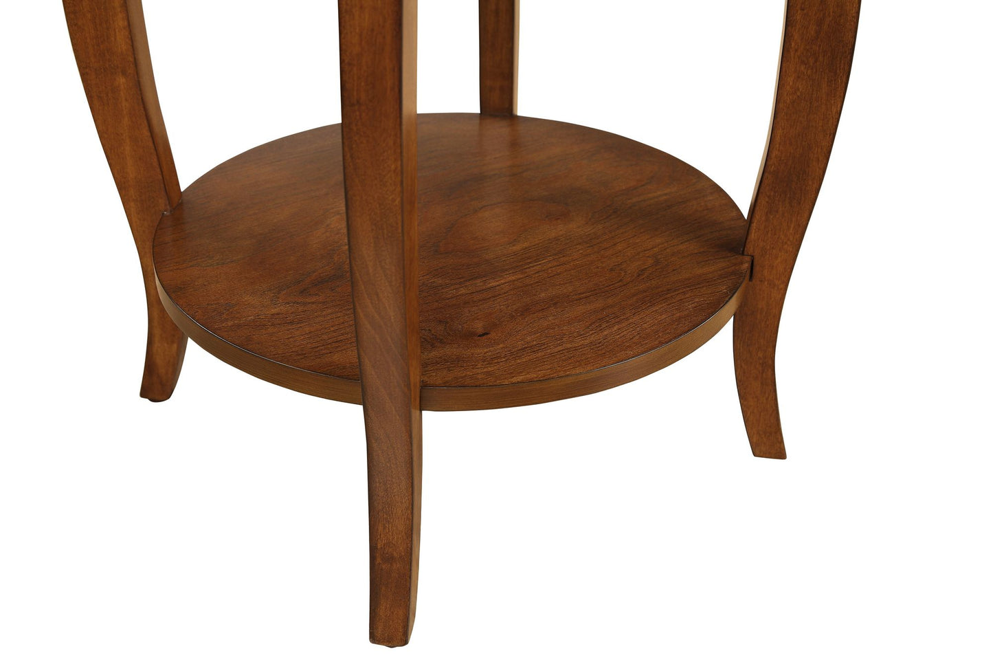 Alysa Walnut Finish Accent Table