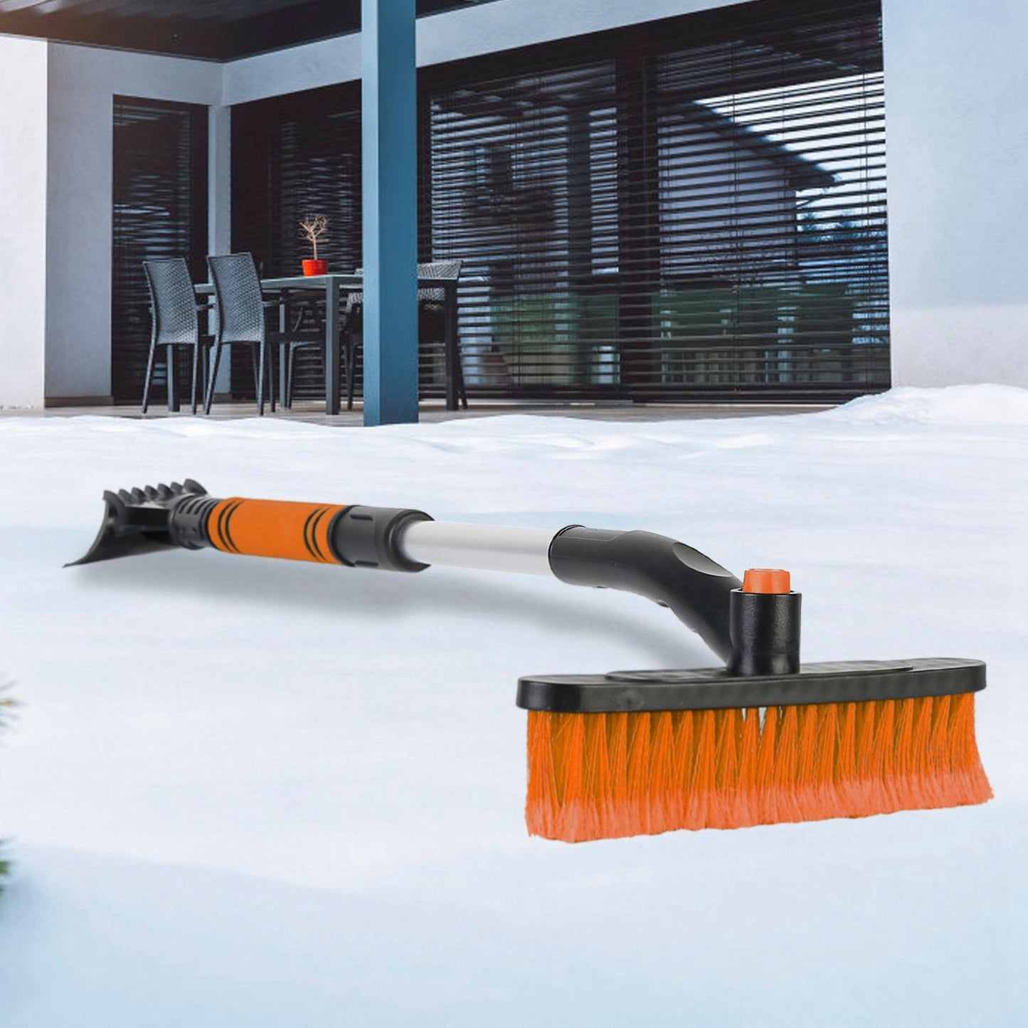 3 In 1 Windshield Ice Scraper Extendable Car Snow Removal Tool