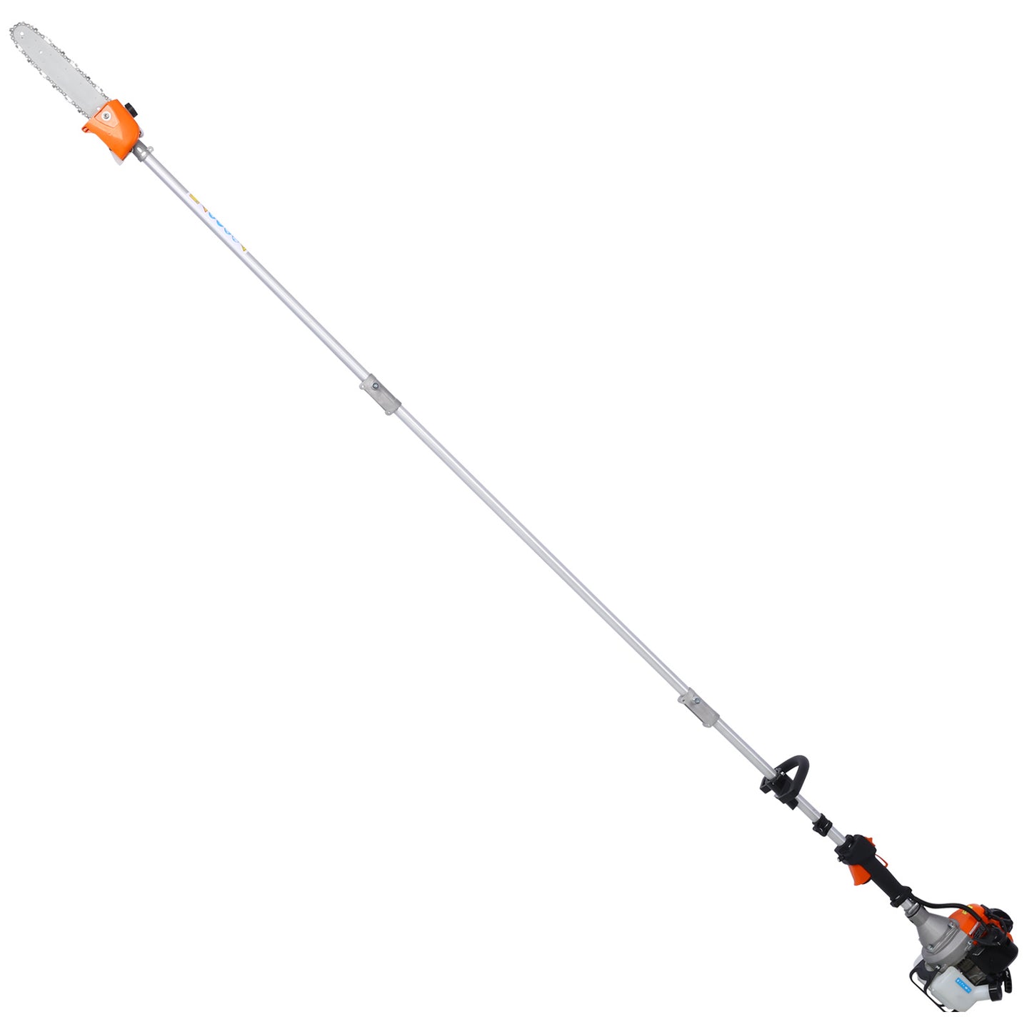 10 in 1 Multi-Functional Trimming Tool, 52CC 2-Cycle Garden Tool System with Gas Pole Saw, Hedge Trimmer, Grass Trimmer, and Brush Cutter EPA Compliant