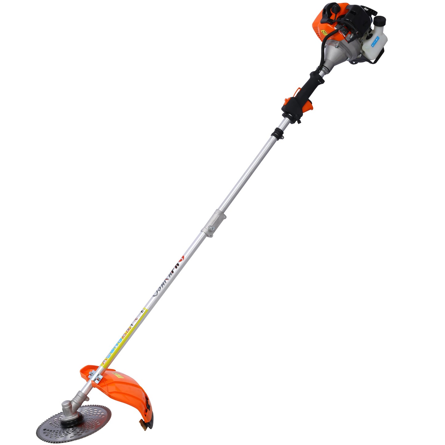 10 in 1 Multi-Functional Trimming Tool, 52CC 2-Cycle Garden Tool System with Gas Pole Saw, Hedge Trimmer, Grass Trimmer, and Brush Cutter EPA Compliant