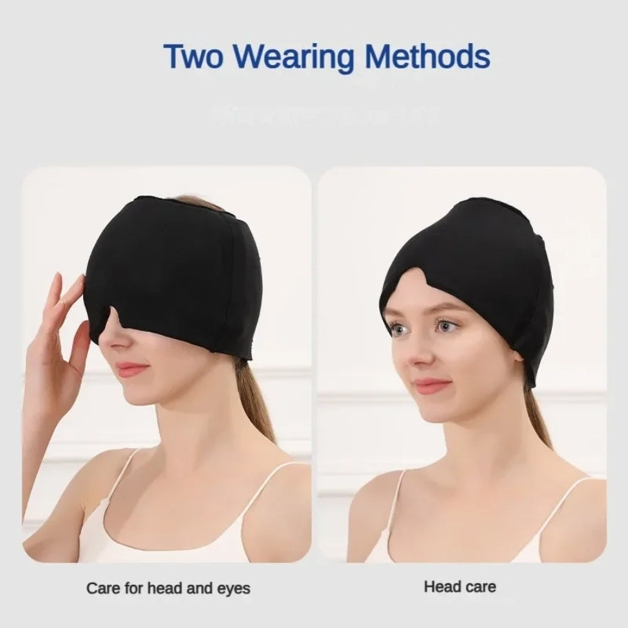 Migraine Relief Hat Gel Hot Cold Therapy Ice cap