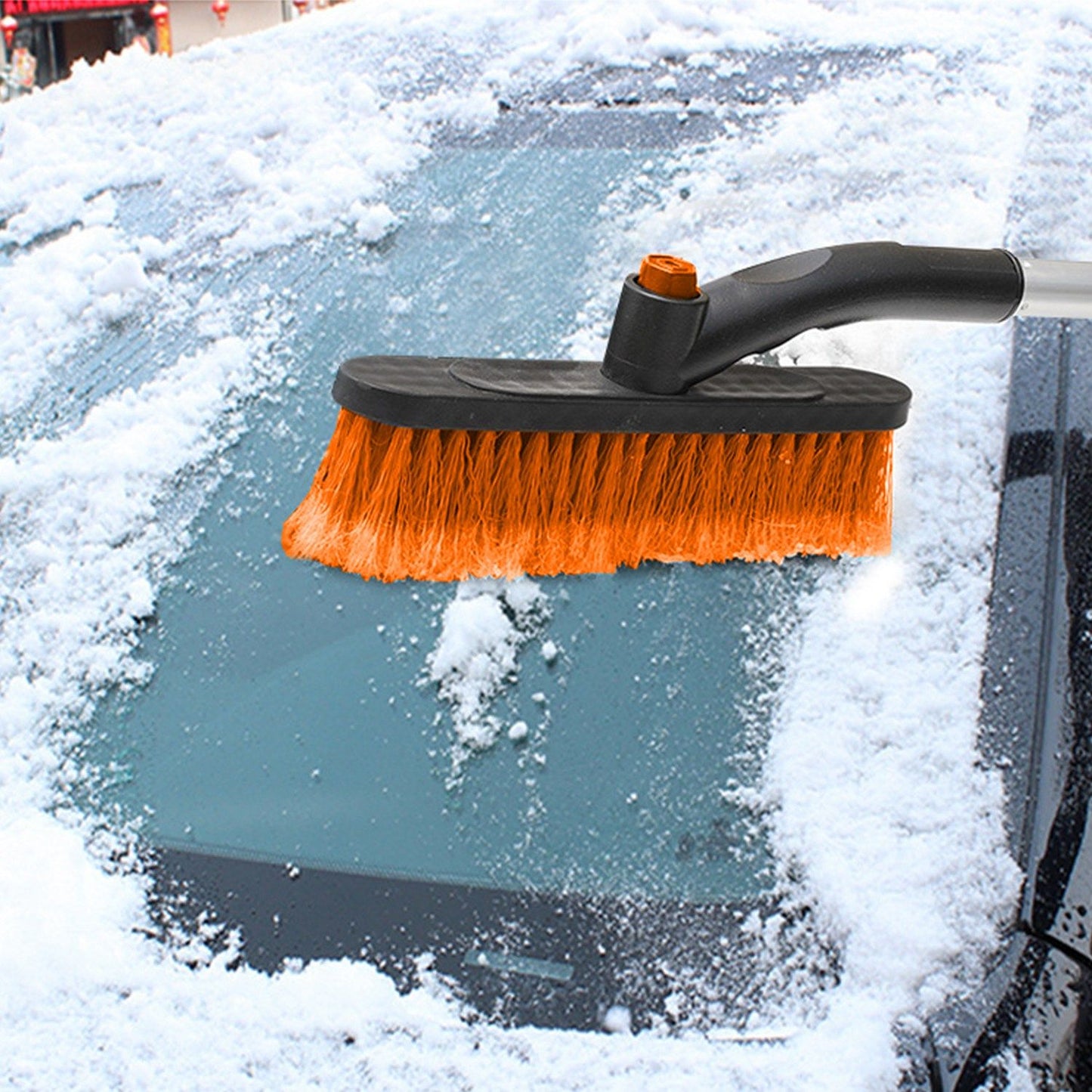 3 In 1 Windshield Ice Scraper Extendable Car Snow Removal Tool