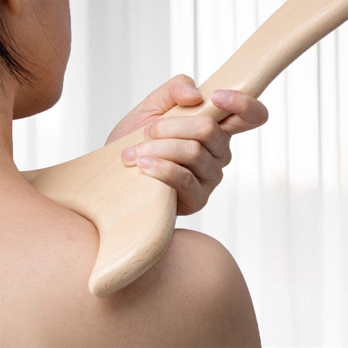 Wood Therapy Massage Tool Lymphatic Drainage Paddle Wooden Scraping Tools Therapy Massager- Hard Rock Health